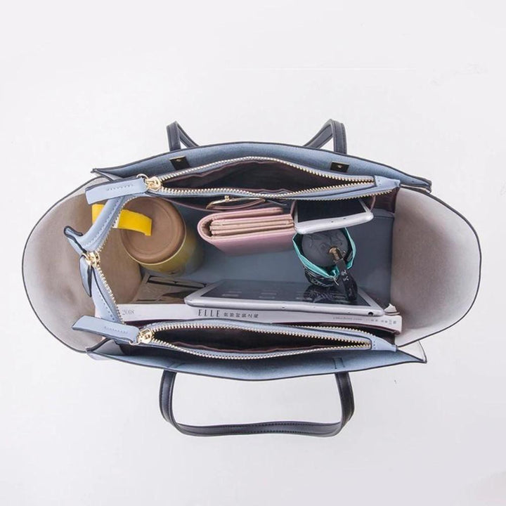 Barbara's Bags - Chic Leather 4-Piece Bag Set