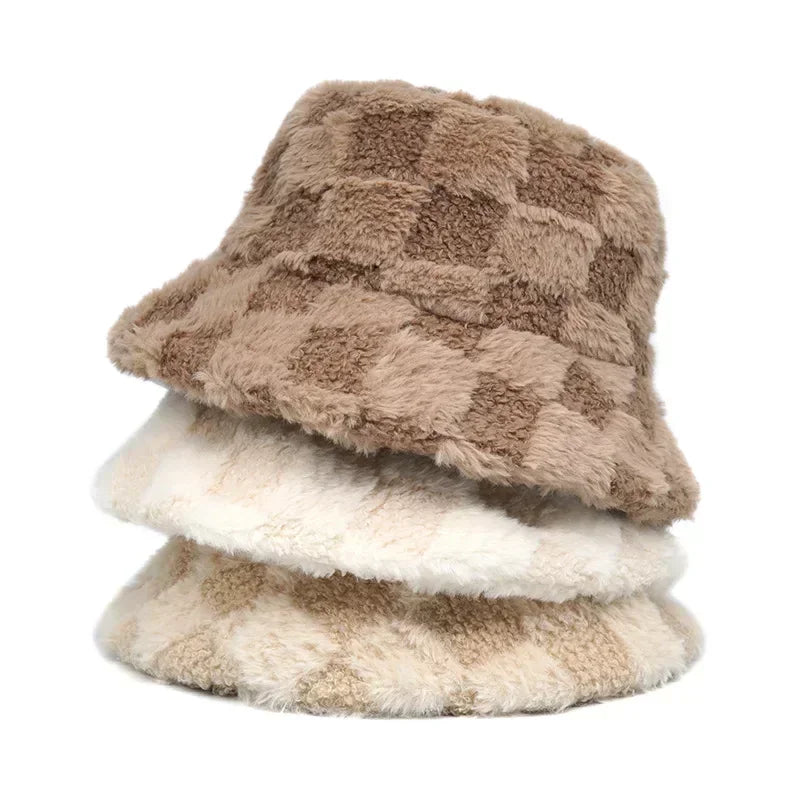 Winter Fur Bucket Hat