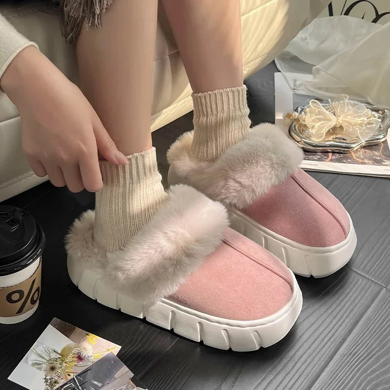 Fluffy Indoor Comfort Slippers