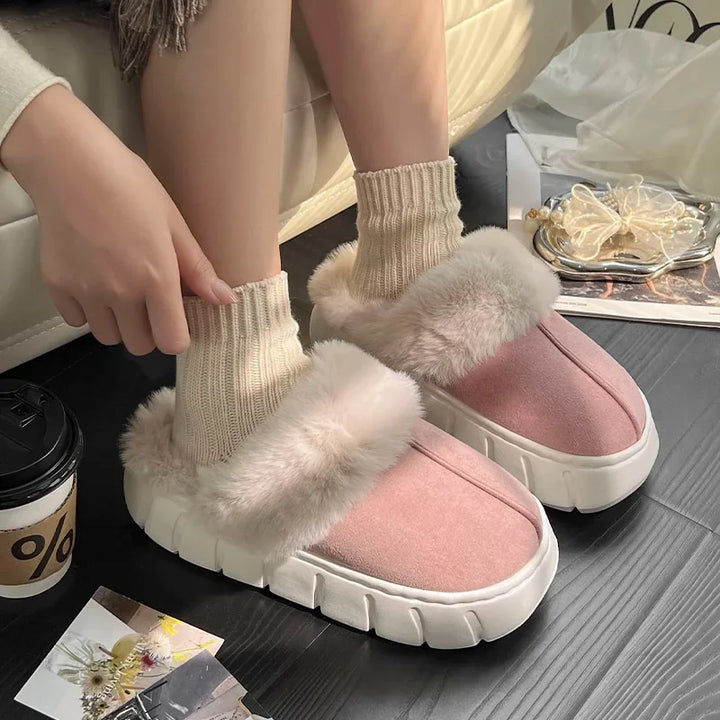 Fluffy Indoor Comfort Slippers