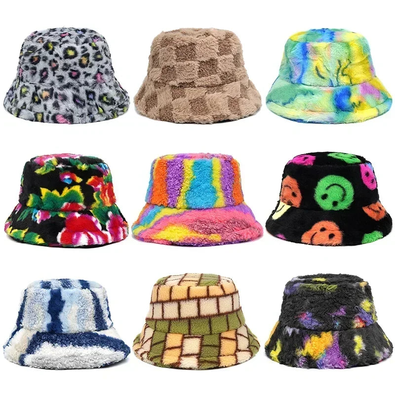 Winter Fur Bucket Hat