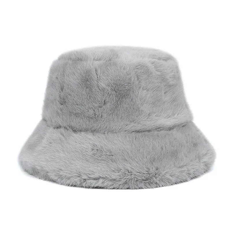 Winter Fur Bucket Hat