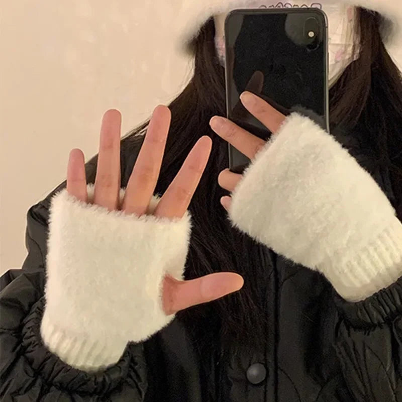 Luxury Mink Fleece Gloves