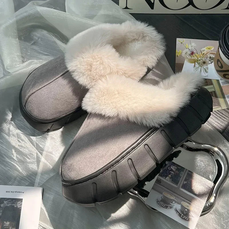 Fluffy Indoor Comfort Slippers