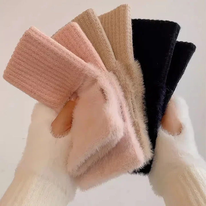 Luxury Mink Fleece Gloves