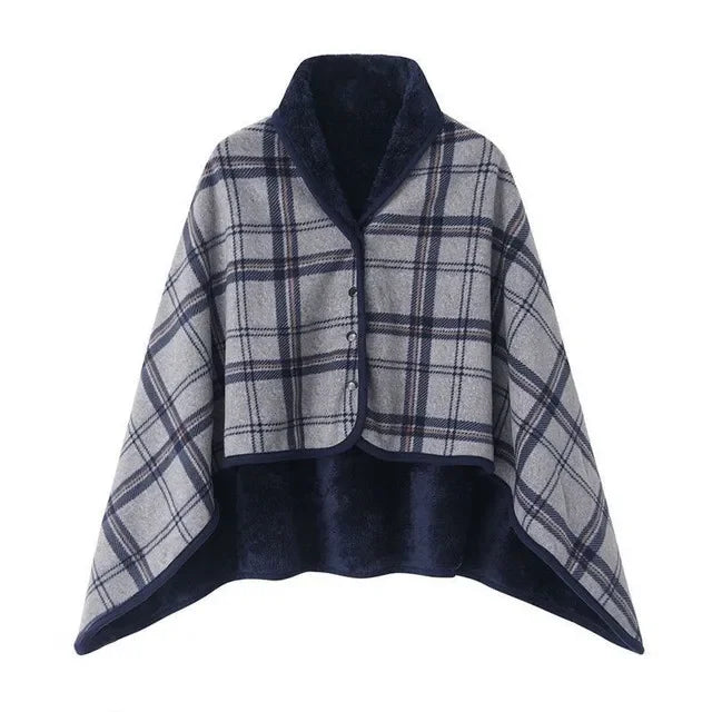 Wearable Plaid Fleece Blanket