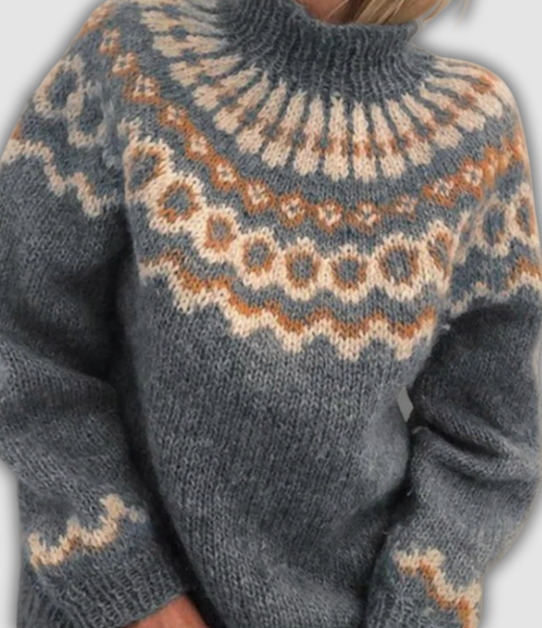 Violetta™ - Camisola de gola alta aconchegante