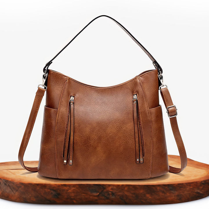 Barbara's Bags - Luxurious Elegance Leather Shoulder Bag