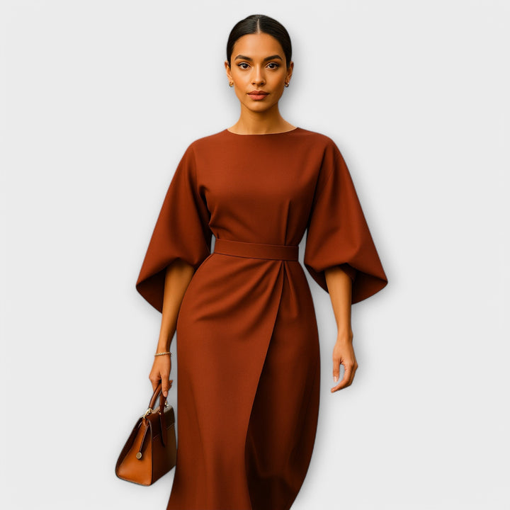 Sara - Elegancka sukienka z rękawami