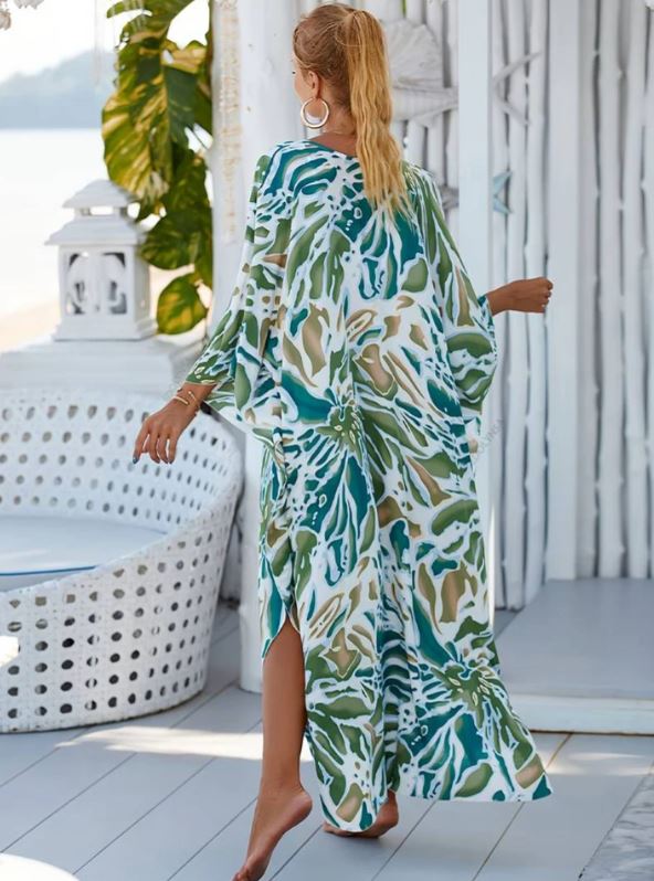Gabby – Elegancka tropikalna sukienka 