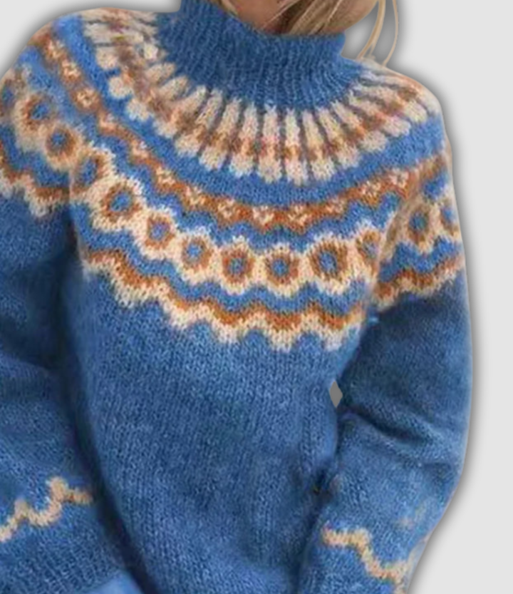 Violetta™ - Camisola de gola alta aconchegante