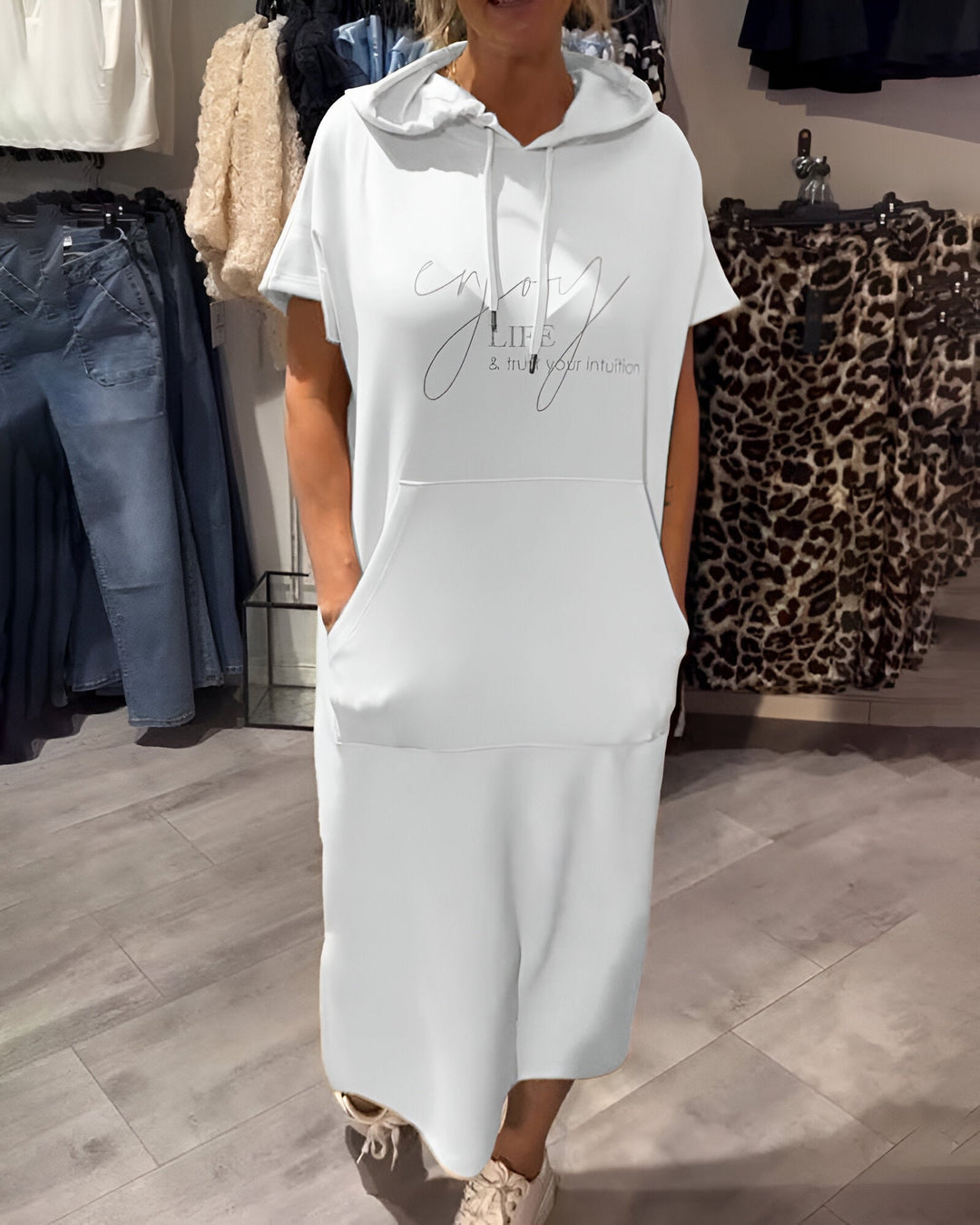 Amira - Stylowa sukienka-sweter 