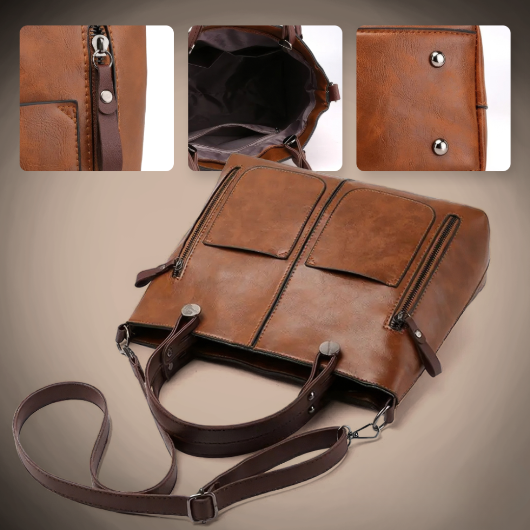 Barbara's Bags - Timeless Elegance Leather Shoulder Bag