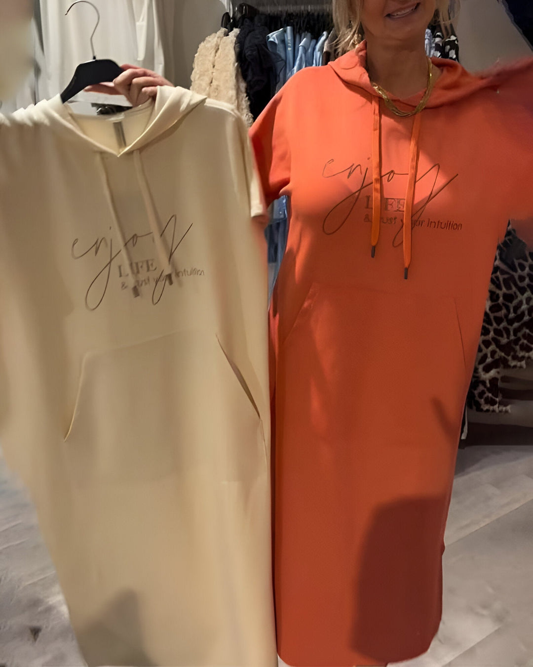 Amira - Stylowa sukienka-sweter 