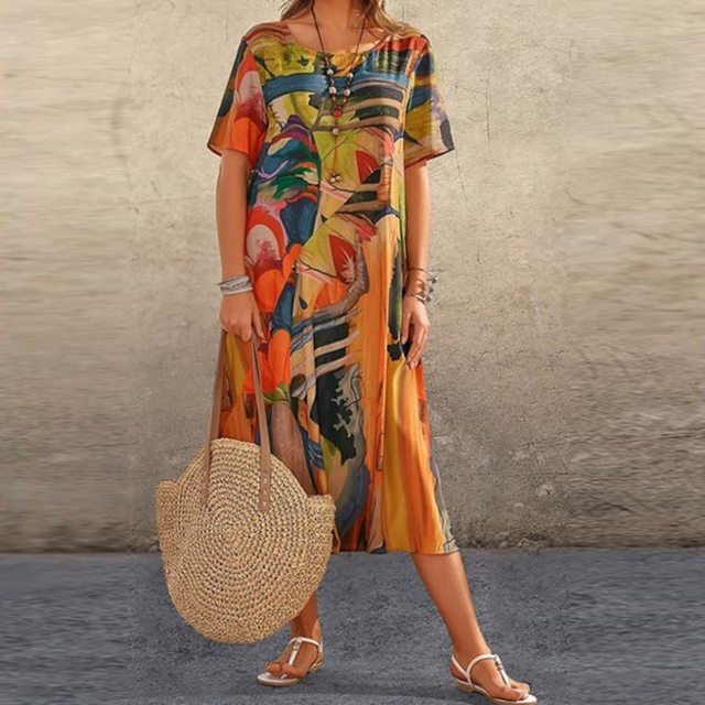 Delfina - Elegancka sukienka midi 