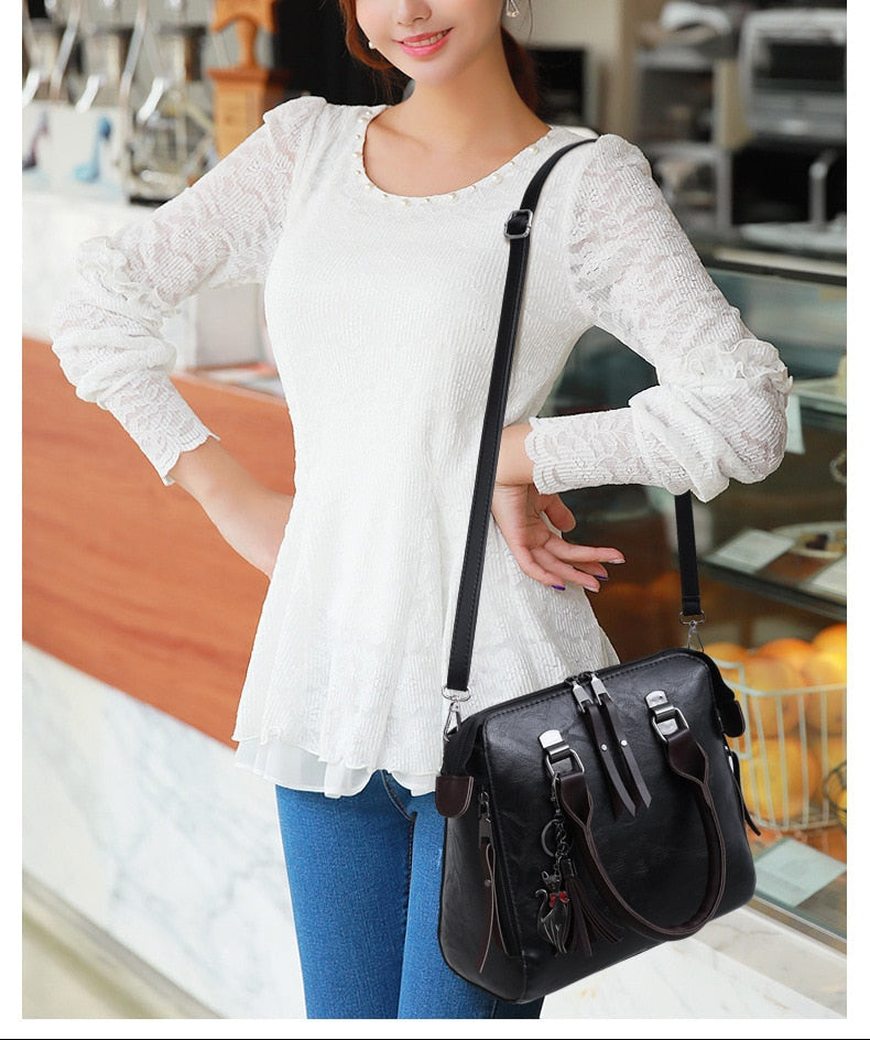 Barbara's Bags - Essential 4-Piece Leather Bag Set