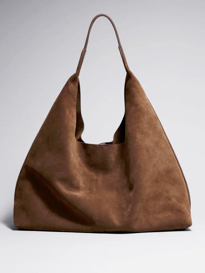 Barbara's Bags - Vintage Luxury Suede Leather Handbag