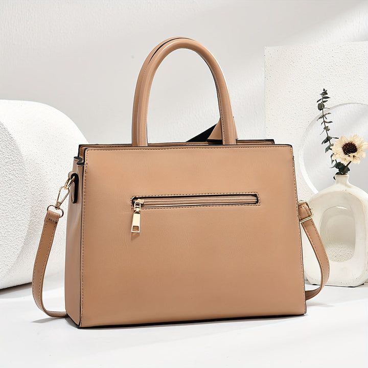 Barbara's Bags - Chic Leather 3-Piece Leather Bag Set