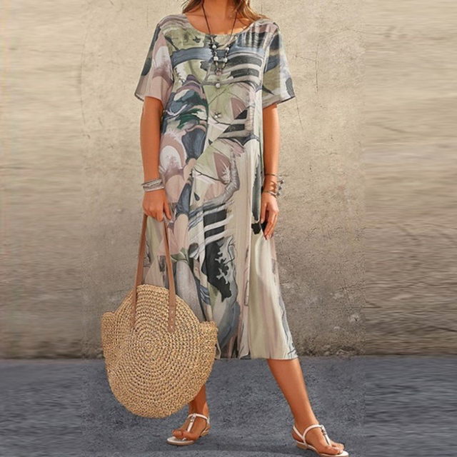 Delfina - Elegancka sukienka midi 