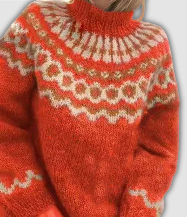 Violetta™ - Camisola de gola alta aconchegante