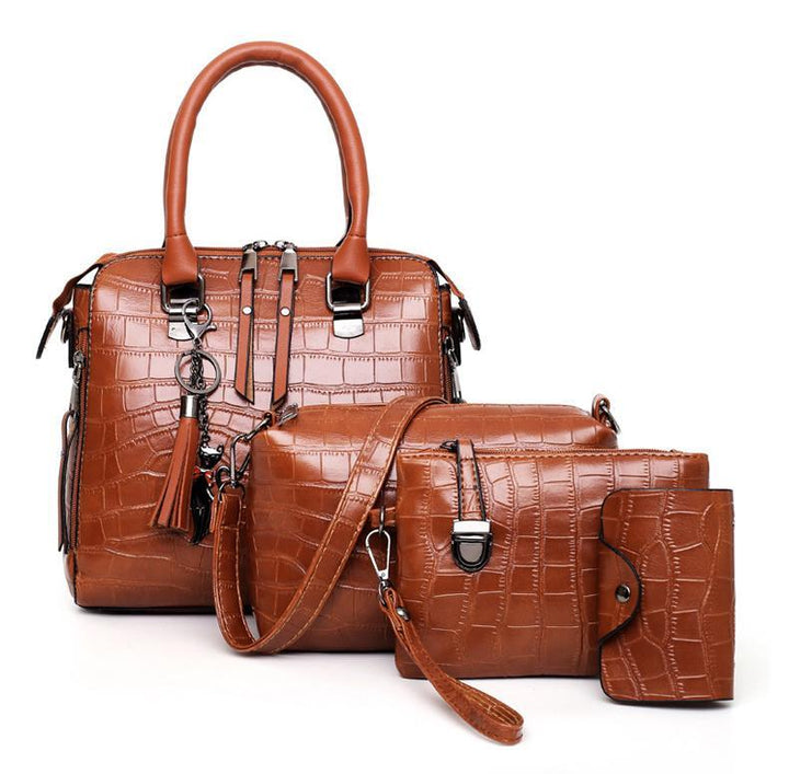 Barbara's Bags - Everyday Elegance 4-Piece Leather Bag Set