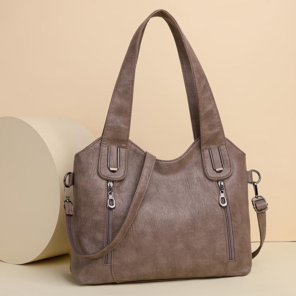 Barbara's Bags - Luxe Statement Leather Shoulder Bag