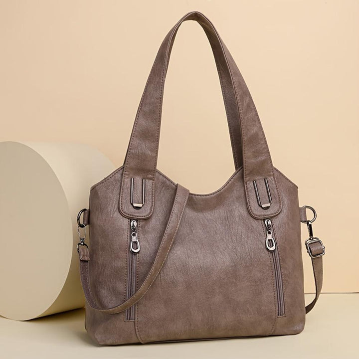 Barbara's Bags - Luxe Statement Leather Shoulder Bag
