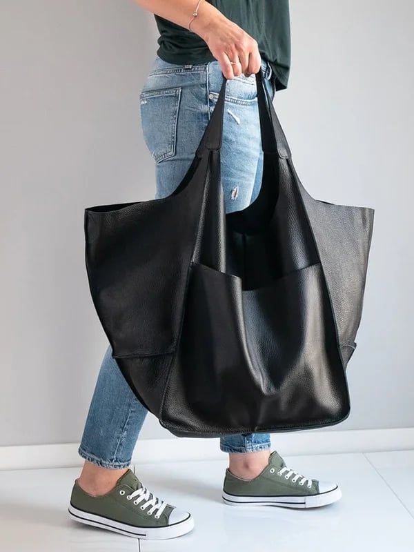 Barbara's Bags - Timeless Allure Leather Tote Bag