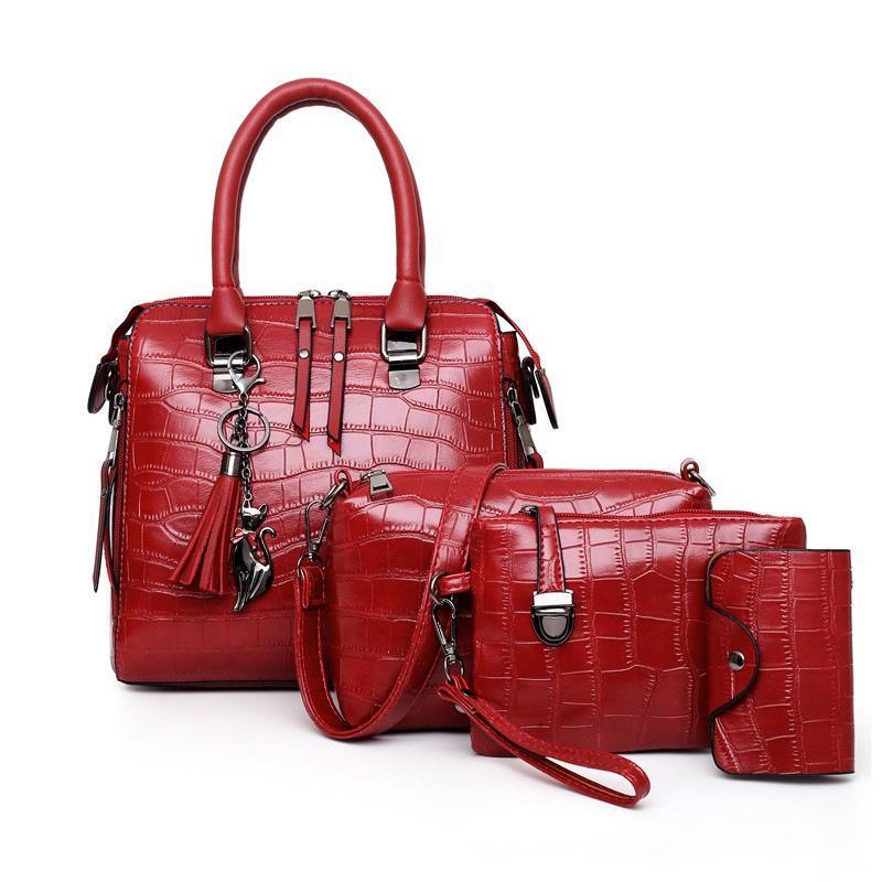 Barbara's Bags - Everyday Elegance 4-Piece Leather Bag Set