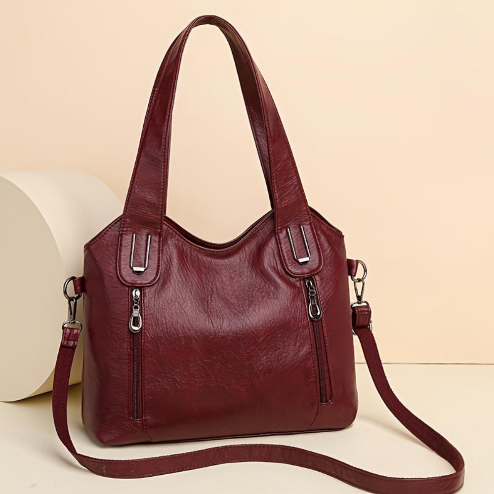 Barbara's Bags - Luxe Statement Leather Shoulder Bag
