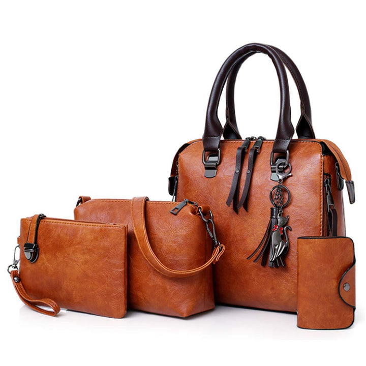 Barbara's Bags - Essential 4-Piece Leather Bag Set
