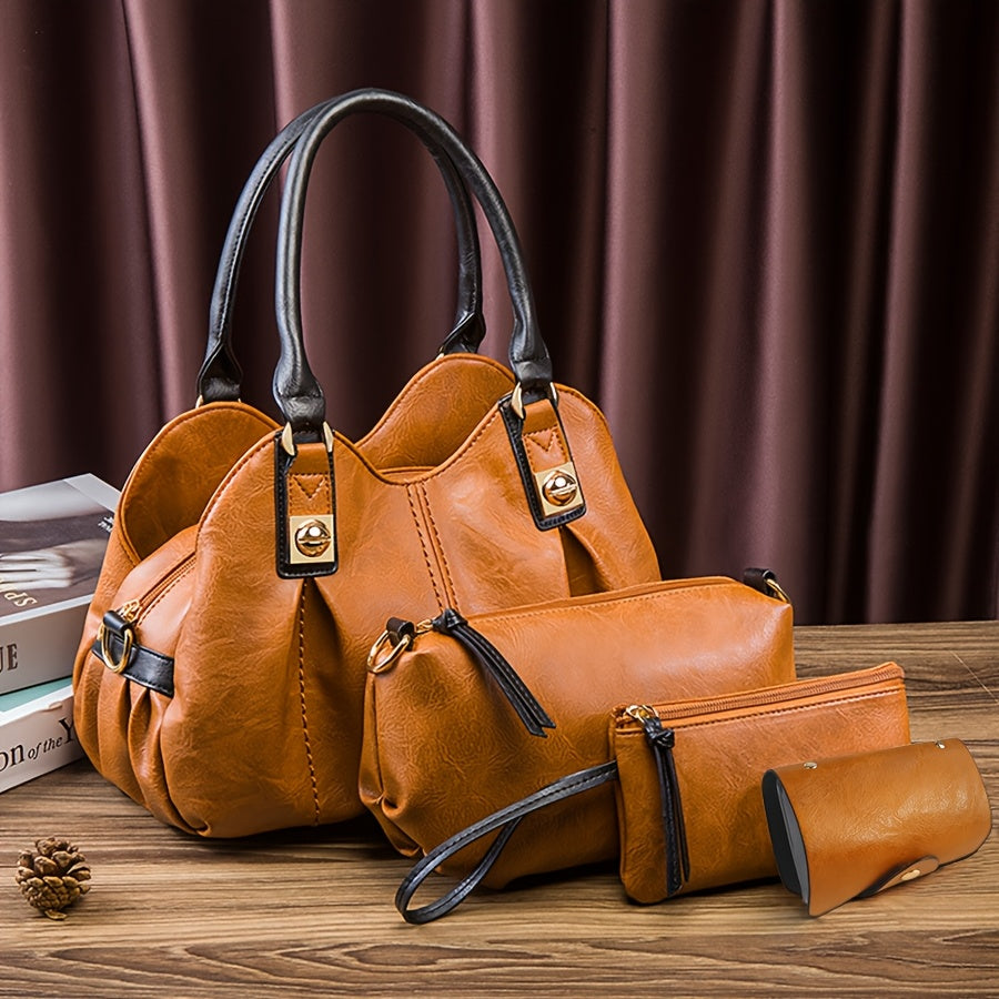 Barbara's Bags - Vintage 4-Piece Leather Bag Set