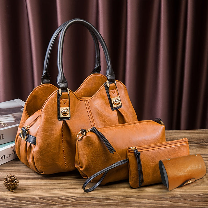 Barbara's Bags - Vintage 4-Piece Leather Bag Set