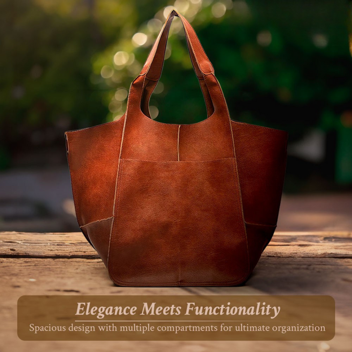 Barbara's Bags - Timeless Allure Leather Tote Bag