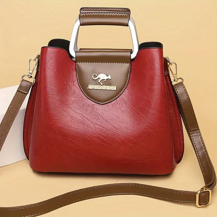 Barbara's Bags - Chic Leather Bucket Bag