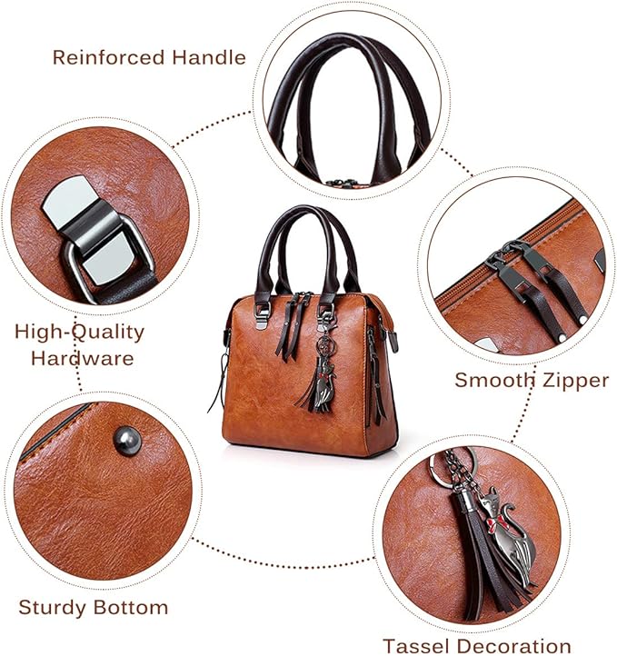Barbara's Bags - Essential 4-Piece Leather Bag Set