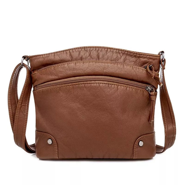 Barbara's Bags - Vintage Charm Leather Crossbody Bag
