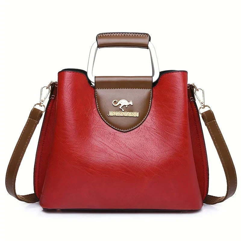 Barbara's Bags - Chic Leather Bucket Bag