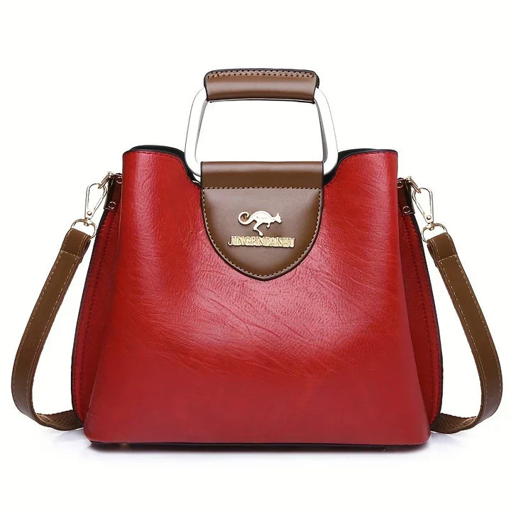 Barbara's Bags - Chic Leather Bucket Bag