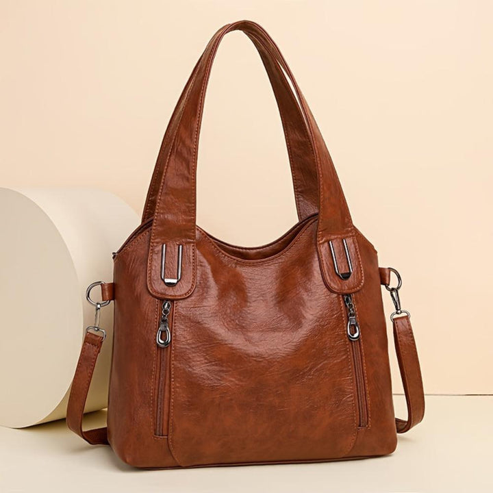 Barbara's Bags - Luxe Statement Leather Shoulder Bag