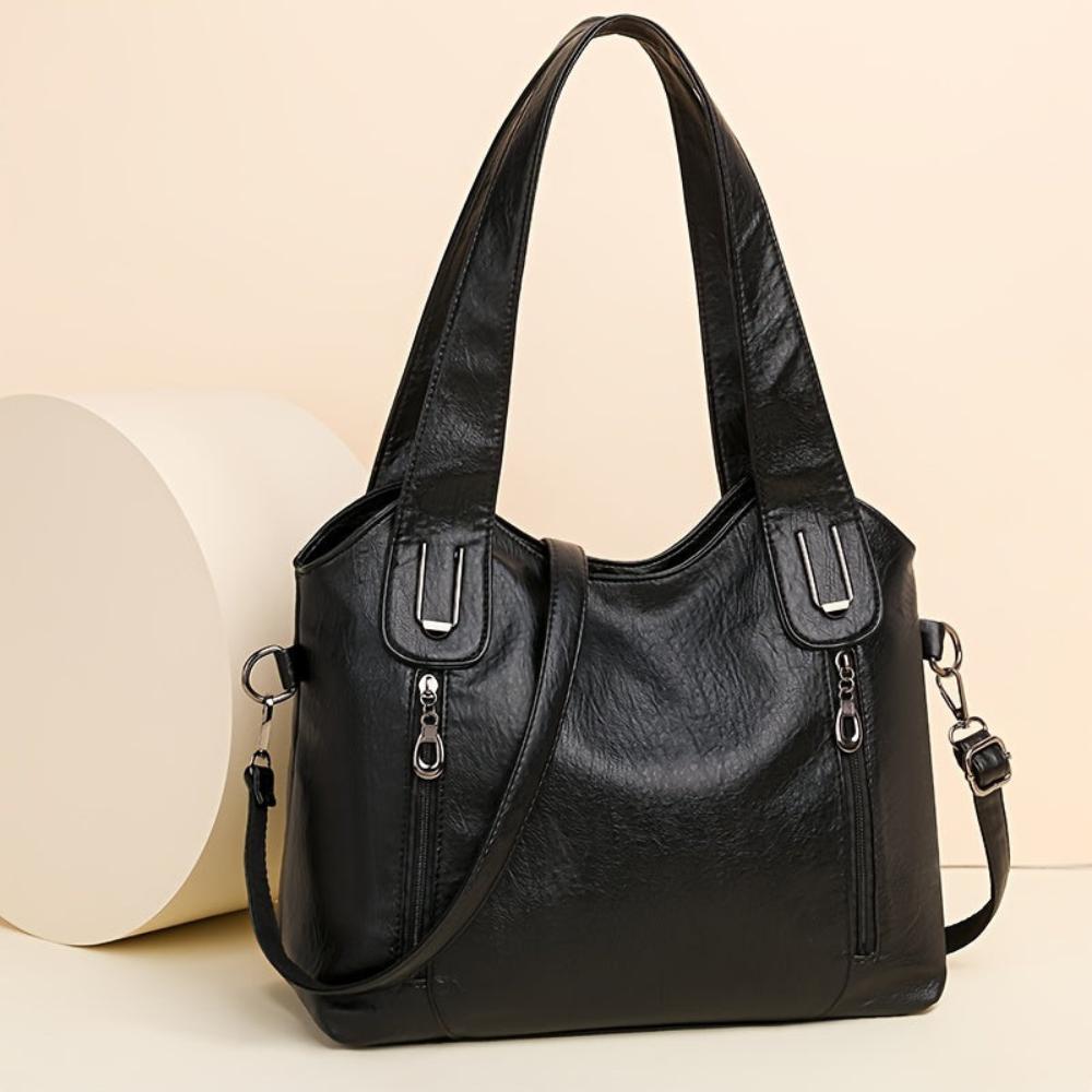 Barbara's Bags - Luxe Statement Leather Shoulder Bag