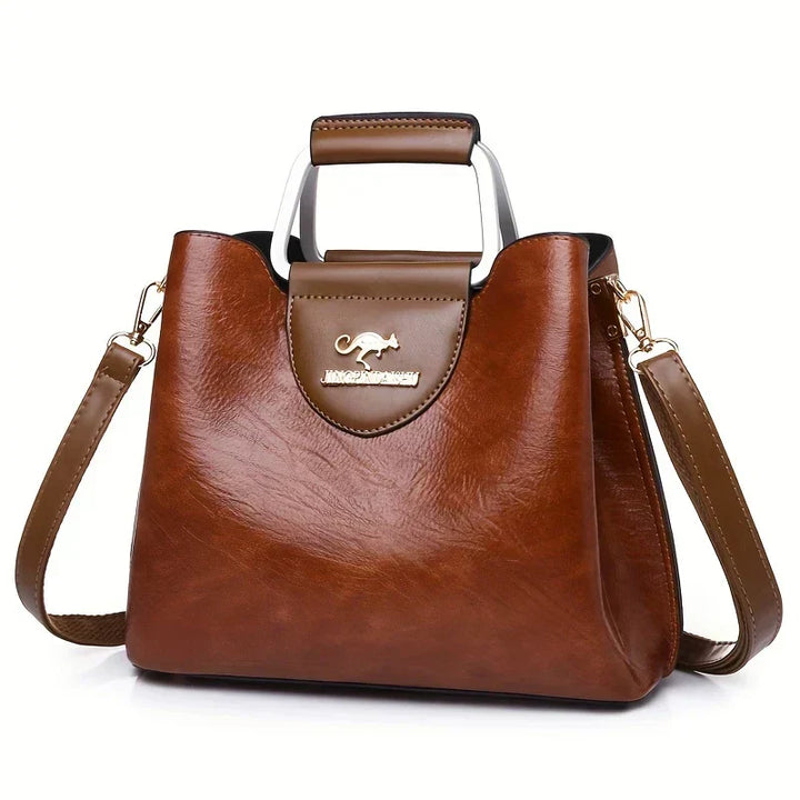Barbara's Bags - Chic Leather Bucket Bag