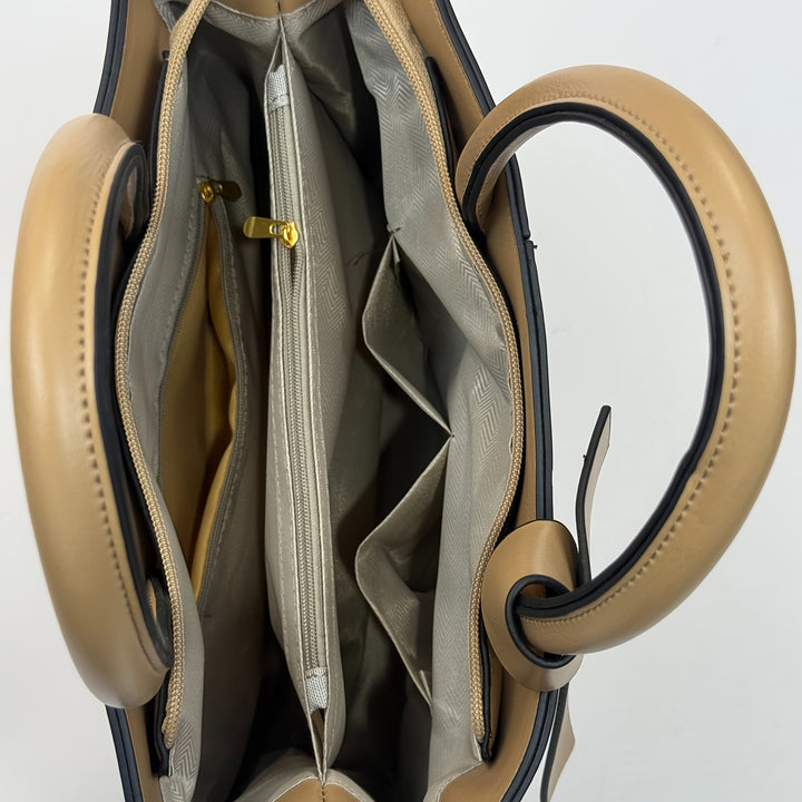 Barbara's Bags - Chic Leather 3-Piece Leather Bag Set