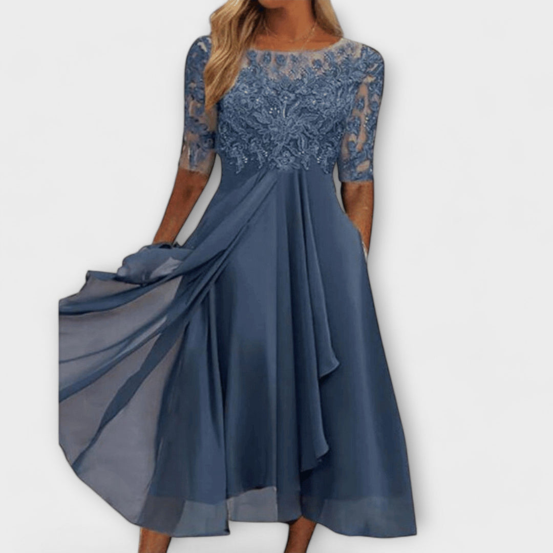 Sara – Eleganckie suknie dla gości weselnych