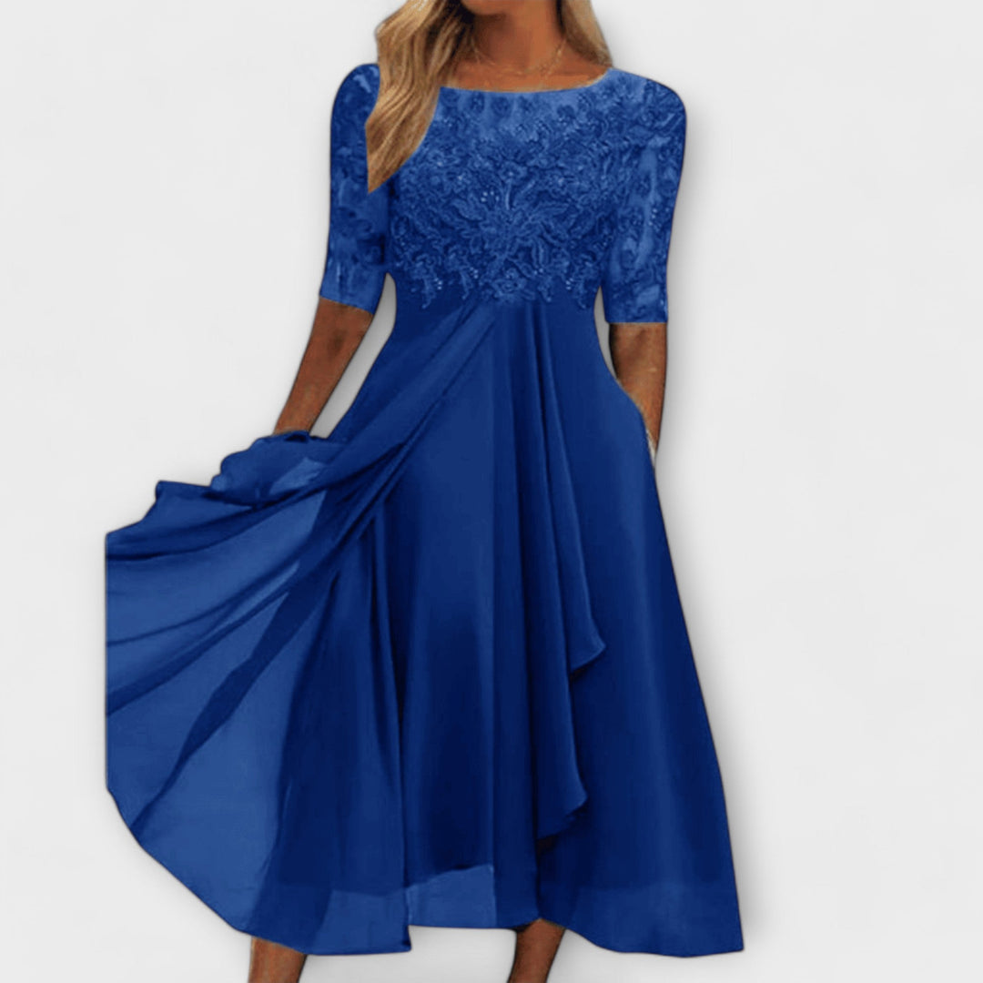 Sara – Eleganckie suknie dla gości weselnych
