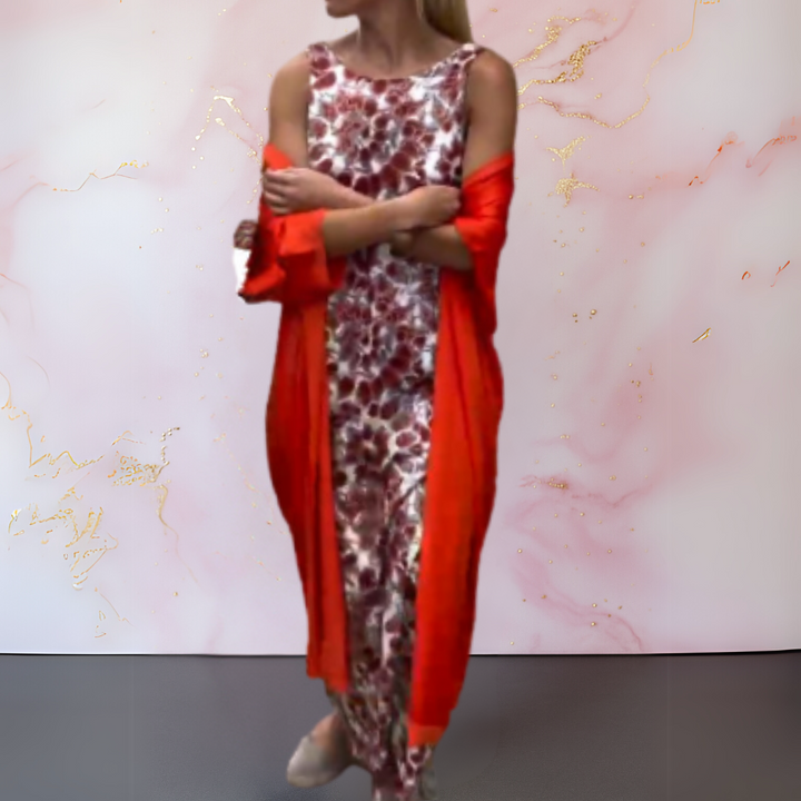 Sylvia - Elegancka sukienka z kardiganem 