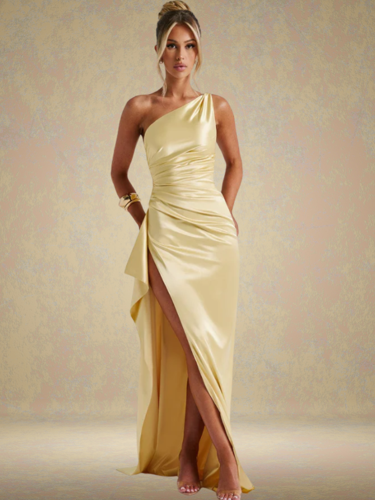 SUKIENKA MAXI Z SATYNY SOLEIL 