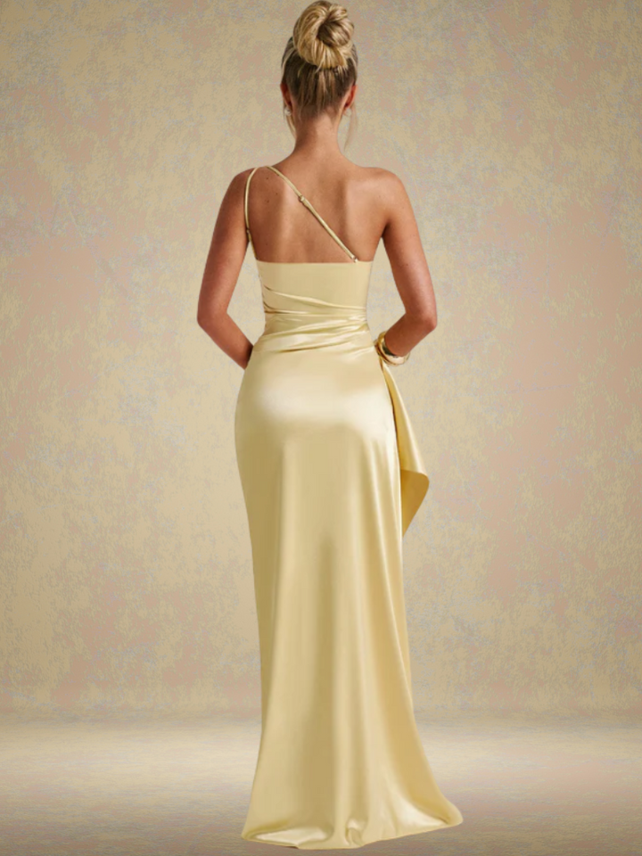 SUKIENKA MAXI Z SATYNY SOLEIL 