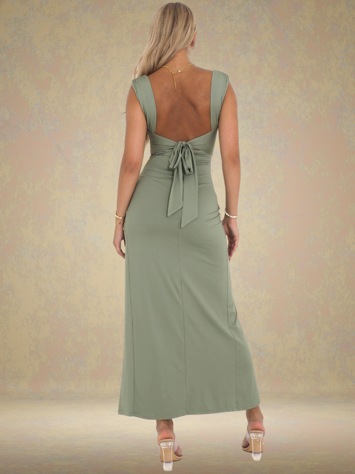 GREEN VIBE MAXIKLEID 