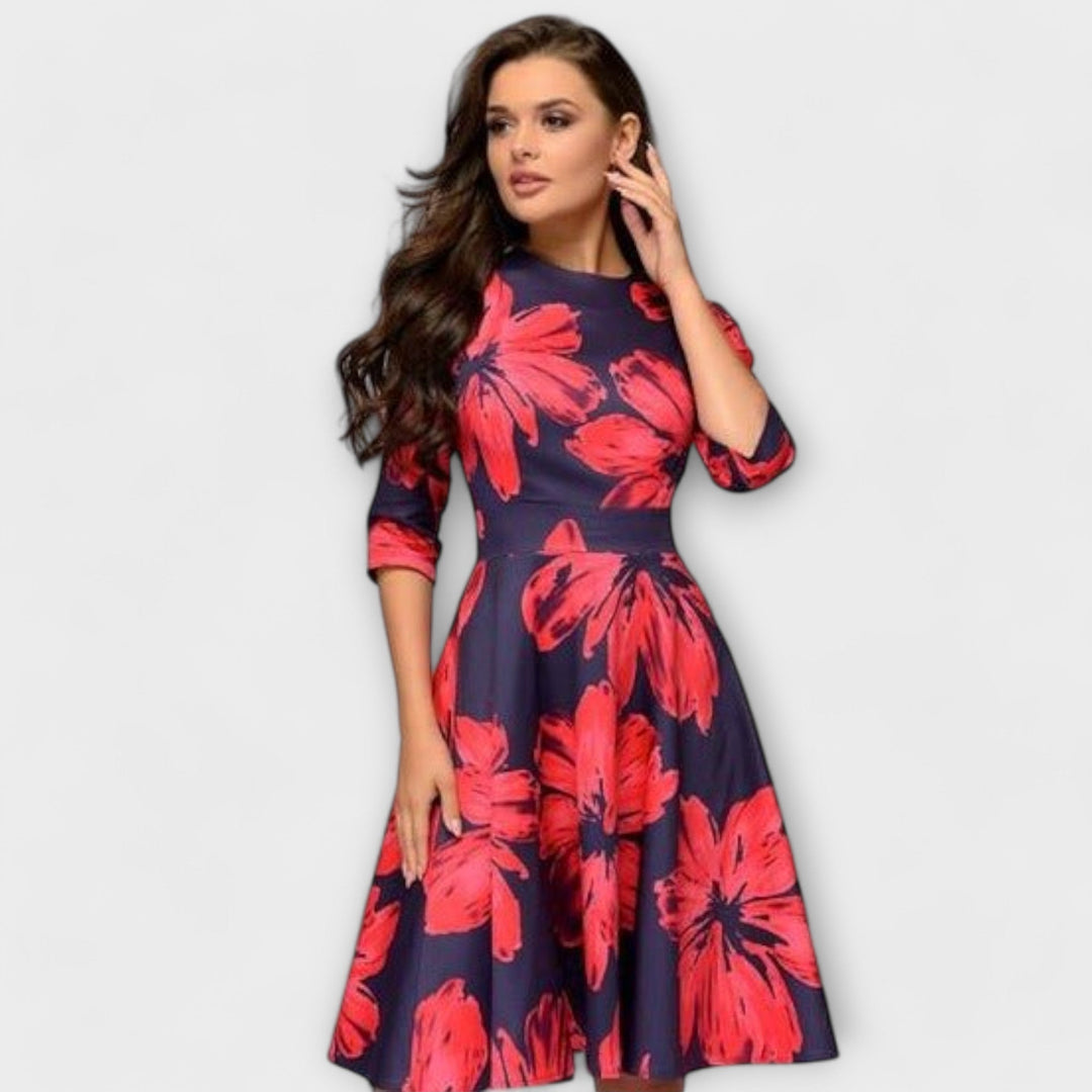 Carolina - Elegancka sukienka do kolan